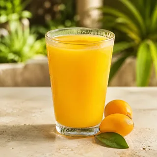 Cajá Dourado - suco de cajá preparado com polpa