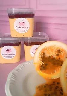 Mousse de maracujá Suspiro do Sol